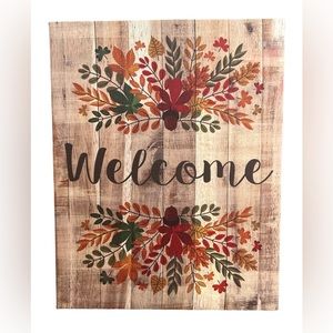 Fall Welcome Canvas